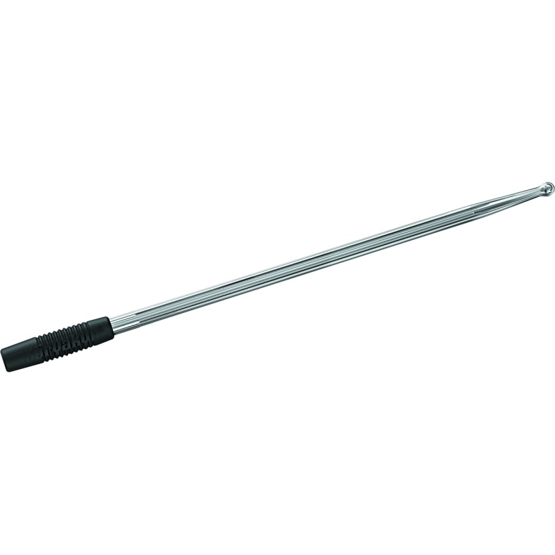 Kuryakyn Billet Antenna Round/Grooved Chrome