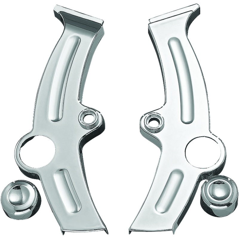 Kuryakyn Boomerang Frame Covers For 00-07 Softail Chrome