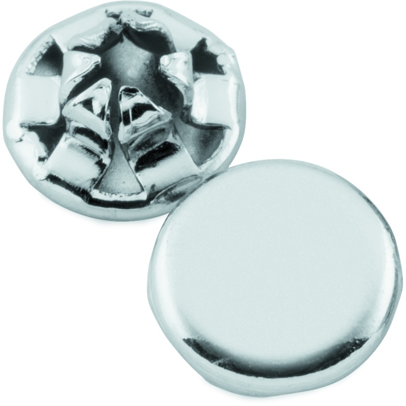 Kuryakyn Custom End Plugs Chrome For 1/4inch Allen Bolts (Set of 10)