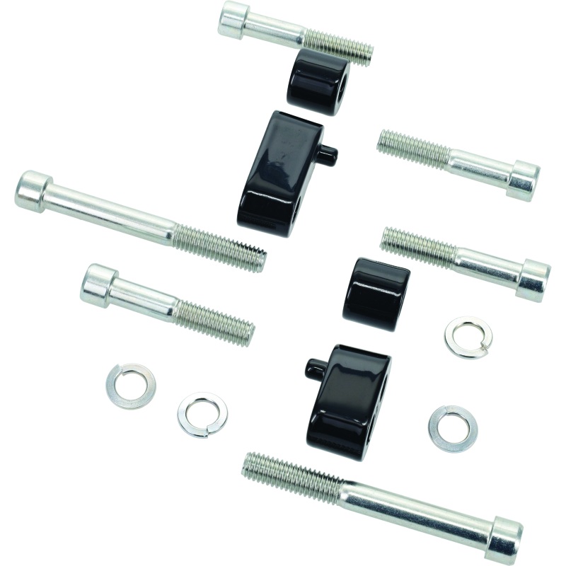 Kuryakyn Driver Floorboard Spacers 09-Up Touring Models Gloss Black