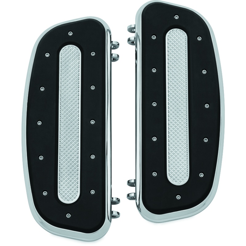 Kuryakyn Heavy Industry Driver Floorboards Chrome