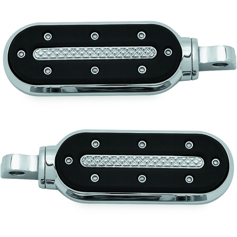 Kuryakyn Heavy Industry Pegs With Adapters Chrome