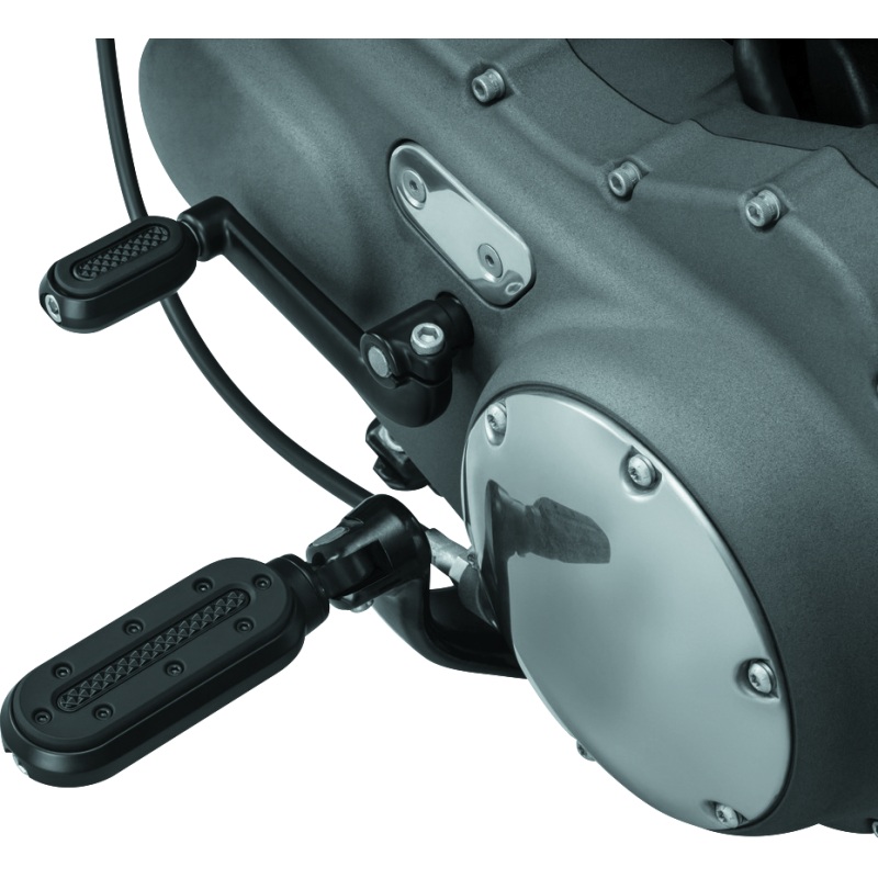 Kuryakyn Heavy Industry Pegs With Adapters Satin Black