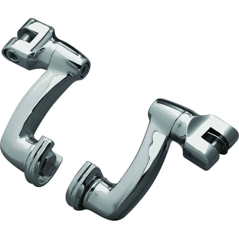 Kuryakyn Longhorn Offset Peg Mounts Chrome (Pair)