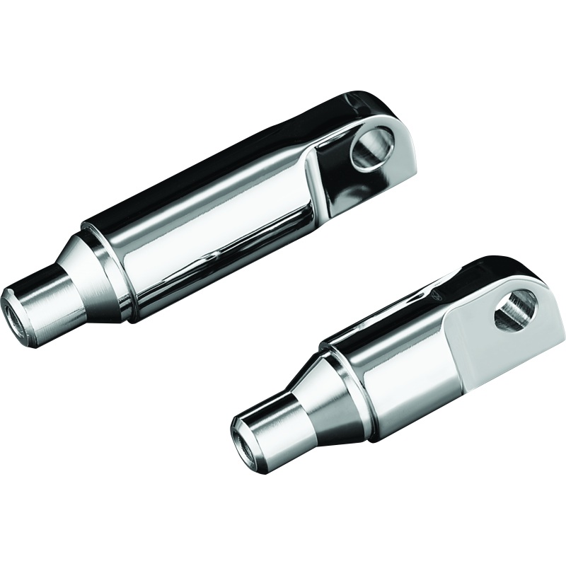 Kuryakyn Male Mount 2-1/2inch Footpeg Extension Chrome (Pair)