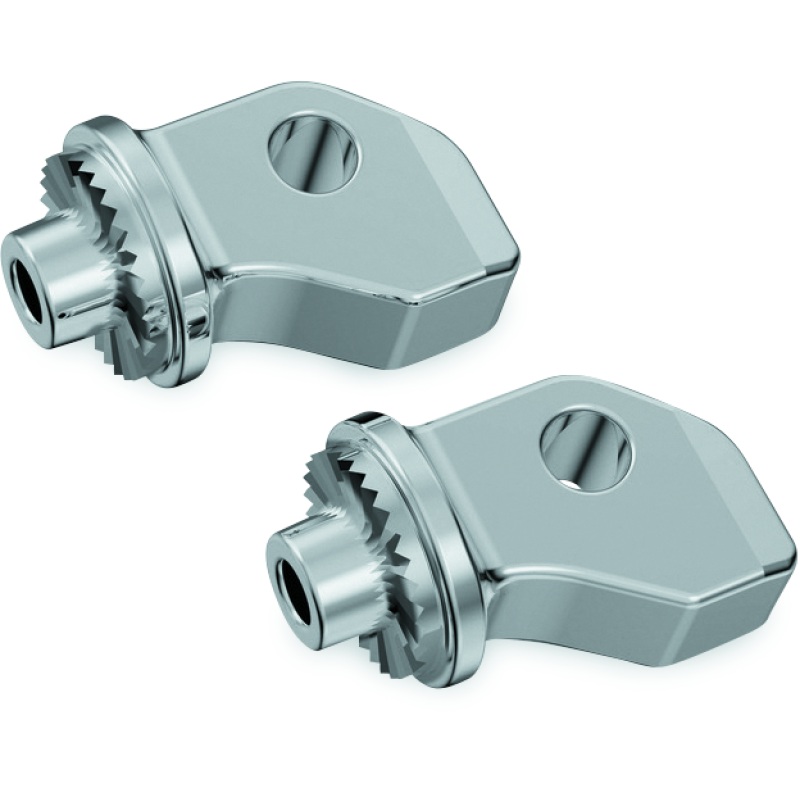Kuryakyn Splined Peg Adapters Front Indian Scout Chrome
