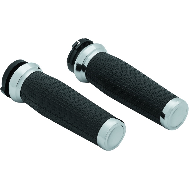 Kuryakyn Thresher Grips Dual Cable Chrome