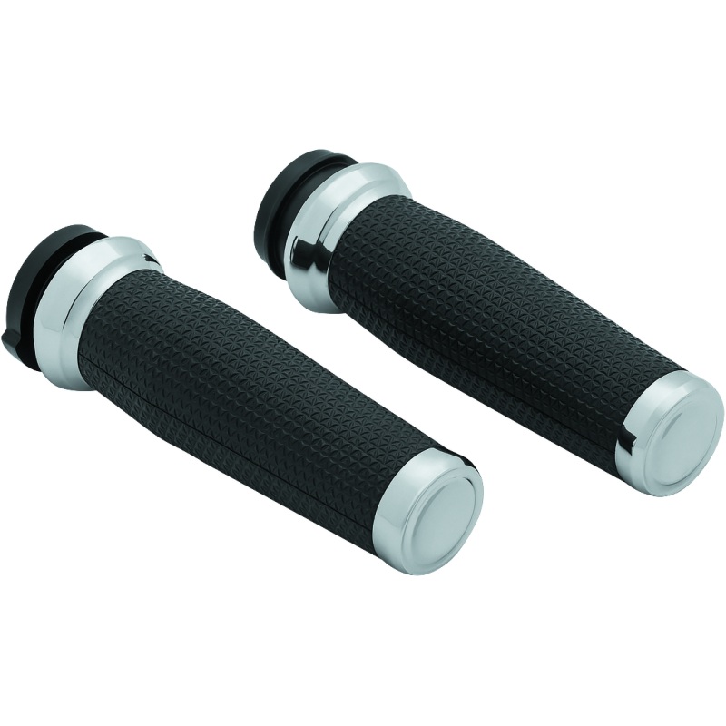 Kuryakyn Thresher Grips Throttle-By-Wire Chrome