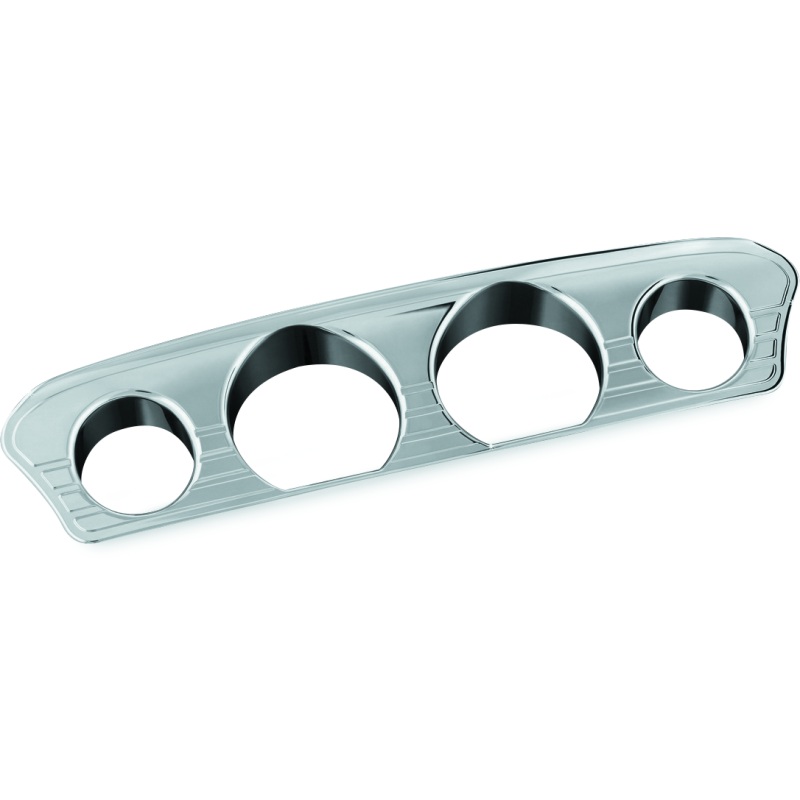 Kuryakyn Tri-Line Gauge Trim 14-Up Touring Models Chrome