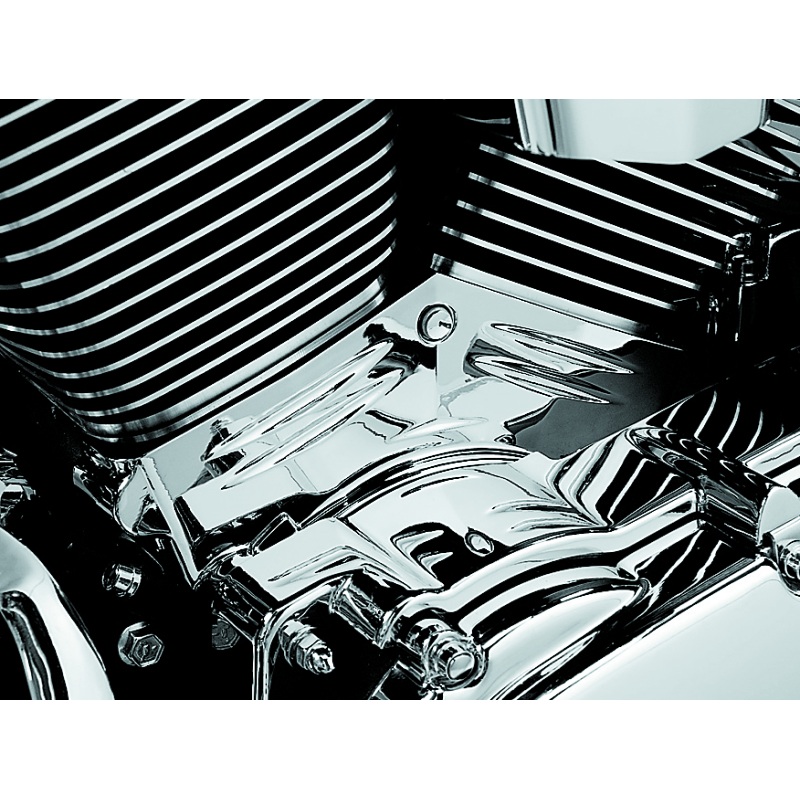 Kuryakyn Twin Cam Cylinder Base Cover 99-06 Chrome