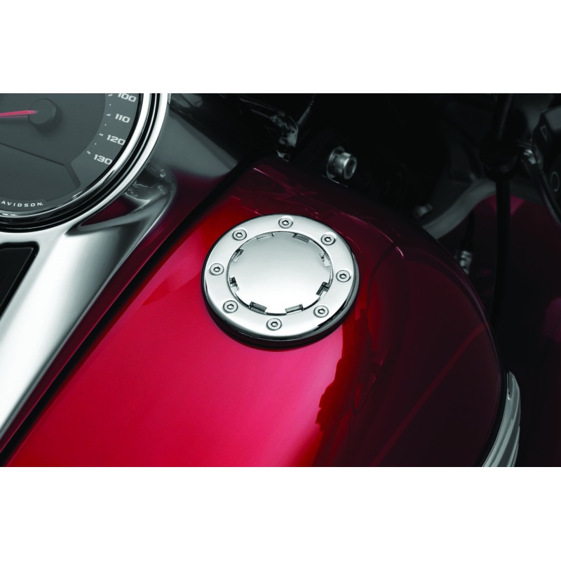 Kuryakyn Vented Flush Mount Gas Cap Chrome