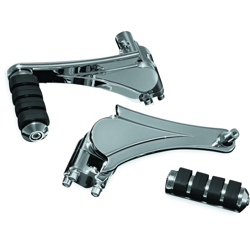 Kuryakyn Adjustable Passenger Pegs With ISO Small Pegs Chrome