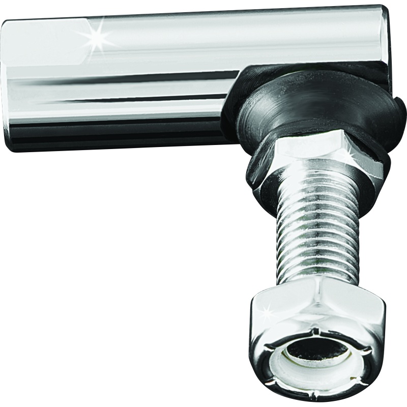 Kuryakyn Barrel Style Right Hand Female 5/16in-24 Threads Chrome