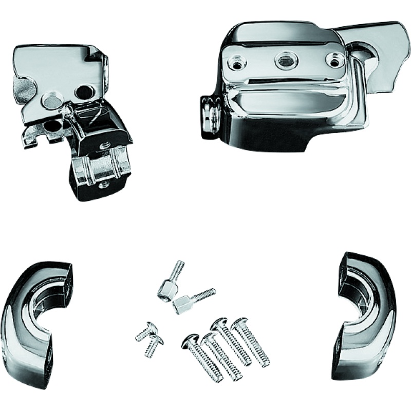 Kuryakyn Brake & Clutch Control Dress-Up Kit Single Disc Front Brakes 96-14