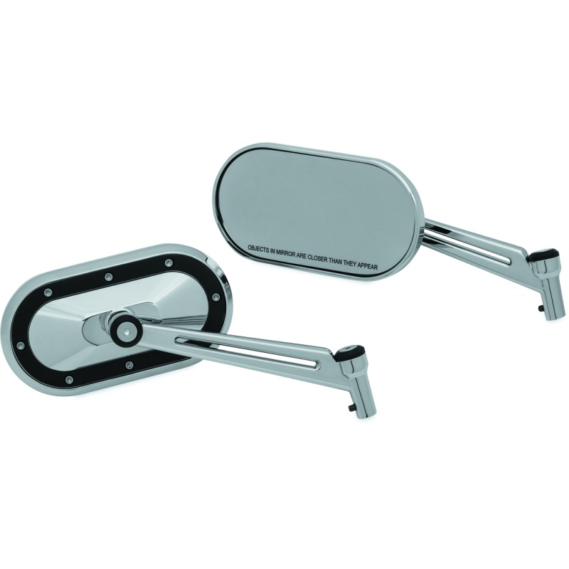 Kuryakyn Heavy Industry Mirrors Chrome/Black