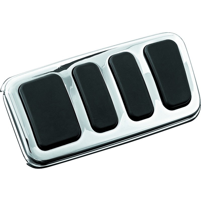 Kuryakyn ISO Brake Pedal Pad Longhorn Chrome