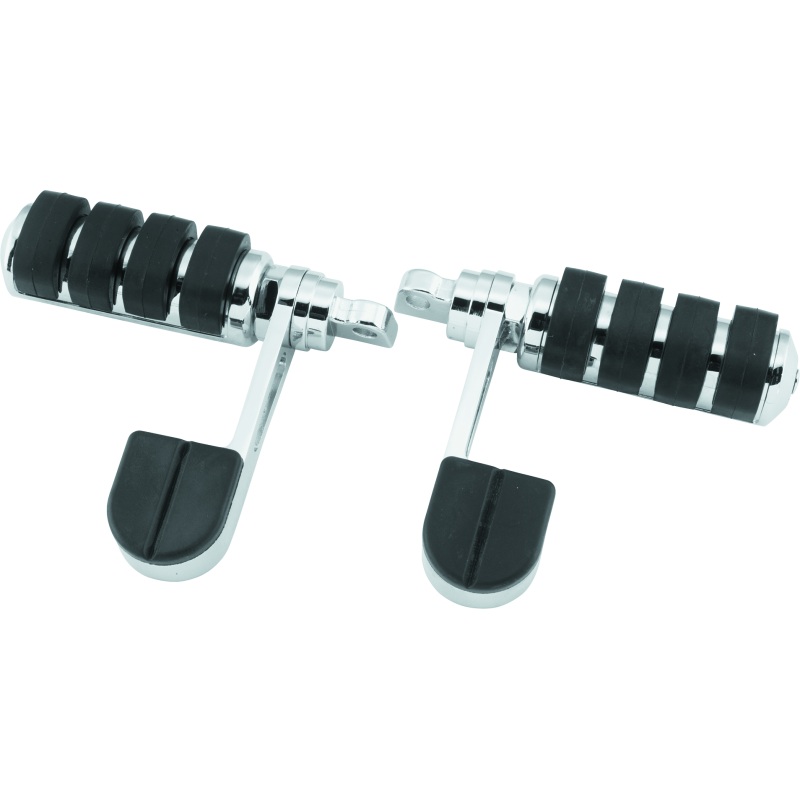 Kuryakyn ISO Peg Stirrups With Large Pegs With Male Mount Adapter (Pair)