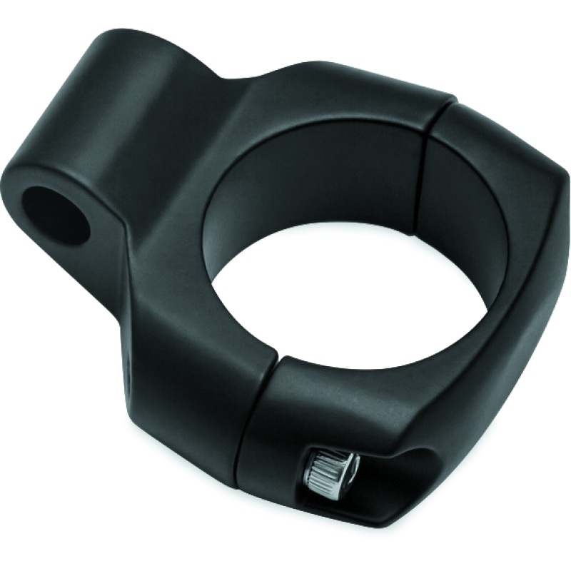 Kuryakyn Mirror Adapter 1-1/4inch Bars Mount Satin Black