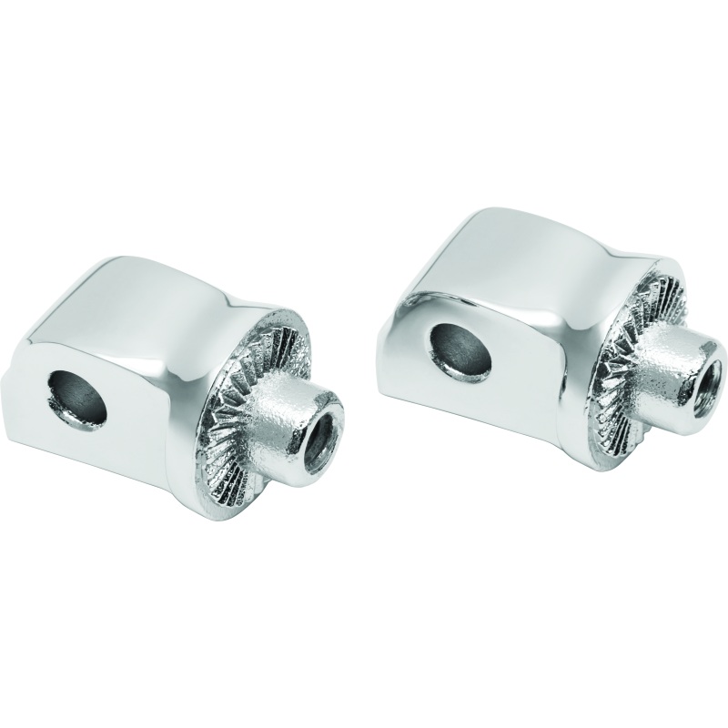 Kuryakyn Splined Passenger Peg Adapter Chrome