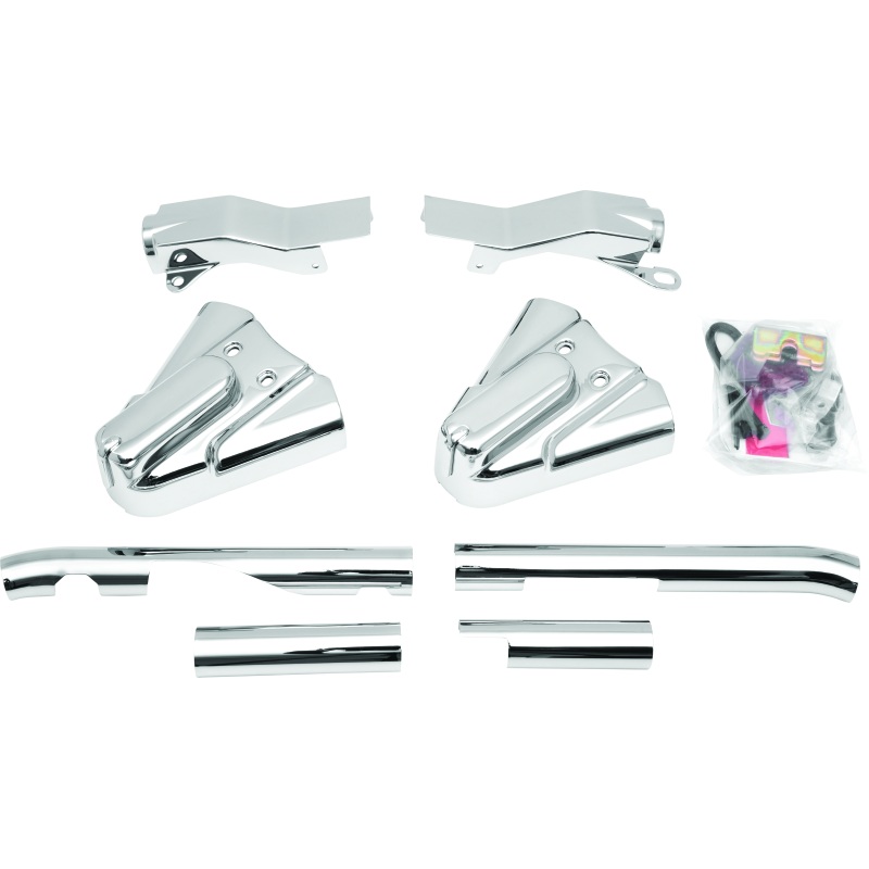 Kuryakyn Swingarm Cover Kit – Unlighted 86-99 Softail Models Chrome
