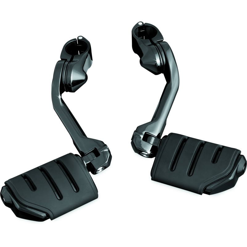 Kuryakyn Tour Tech Trident Dually 6in Back Arm With 1-1/4in Clamps Black