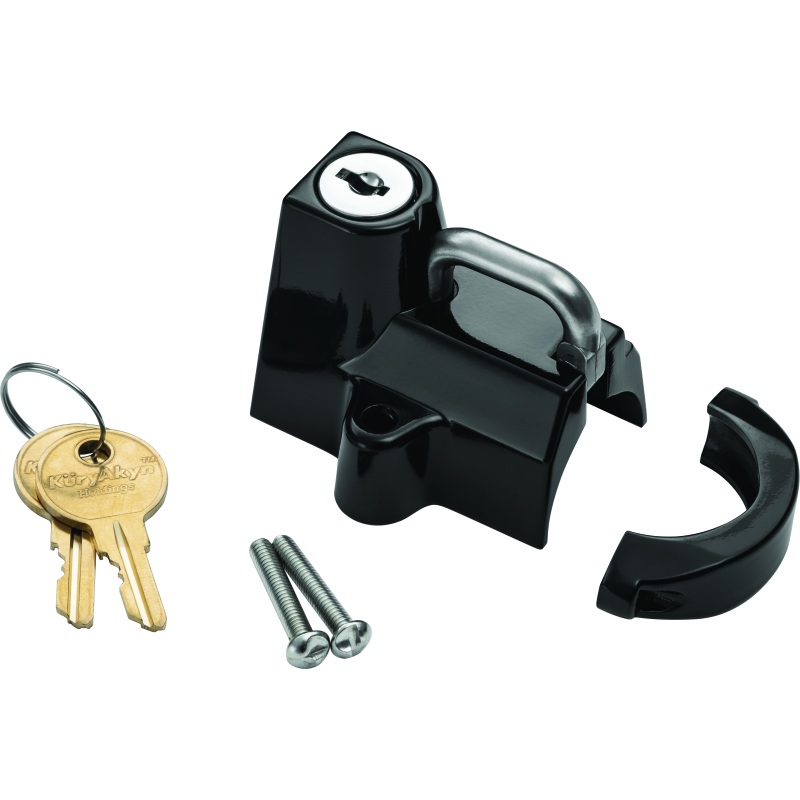 Kuryakyn Universal Helmet Lock 7/8-1-1/4 Black