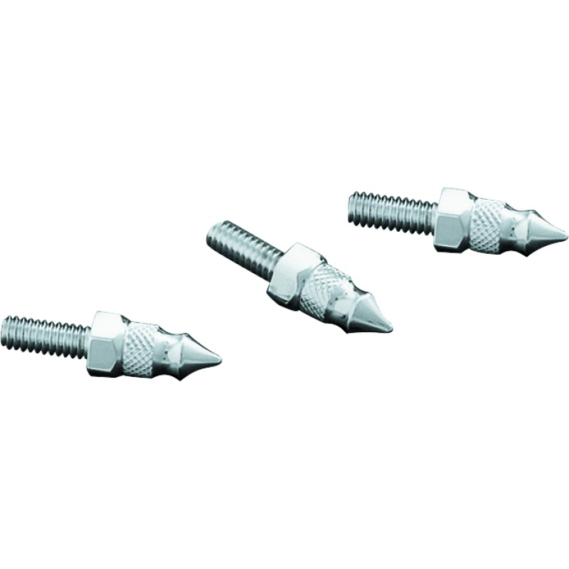 Kuryakyn Windshield Mount Spikes 1/4-20X5/8in 96-13 Touring Chrome