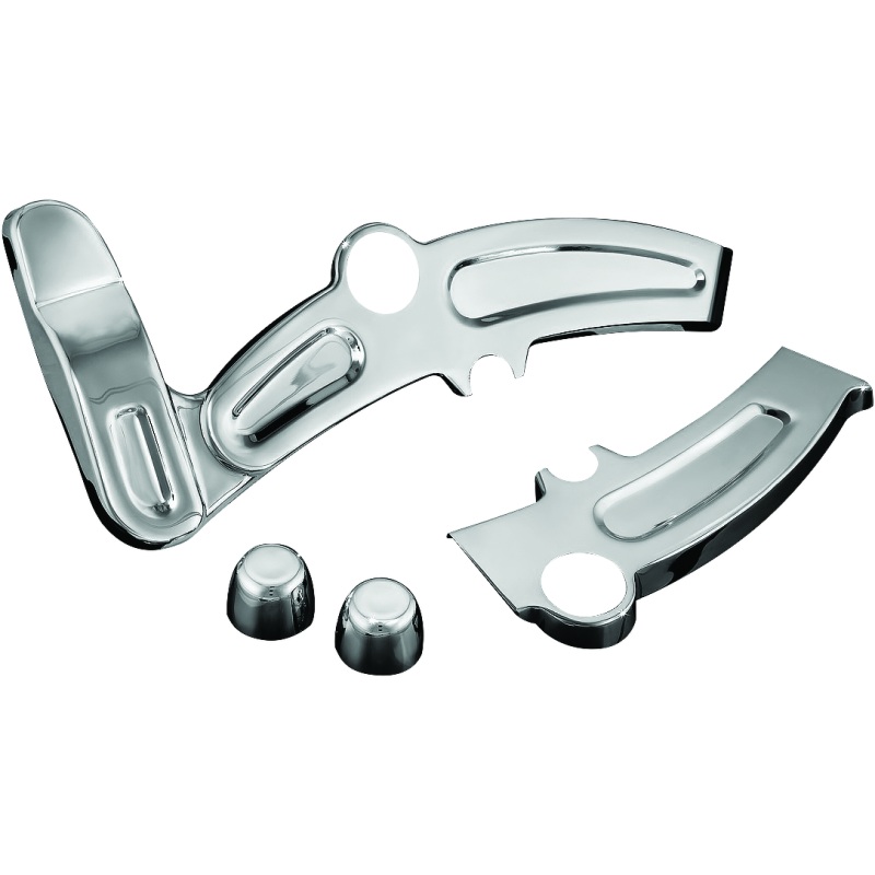 Kuryakyn Boomerang Frame Covers 08-17 Softails Chrome