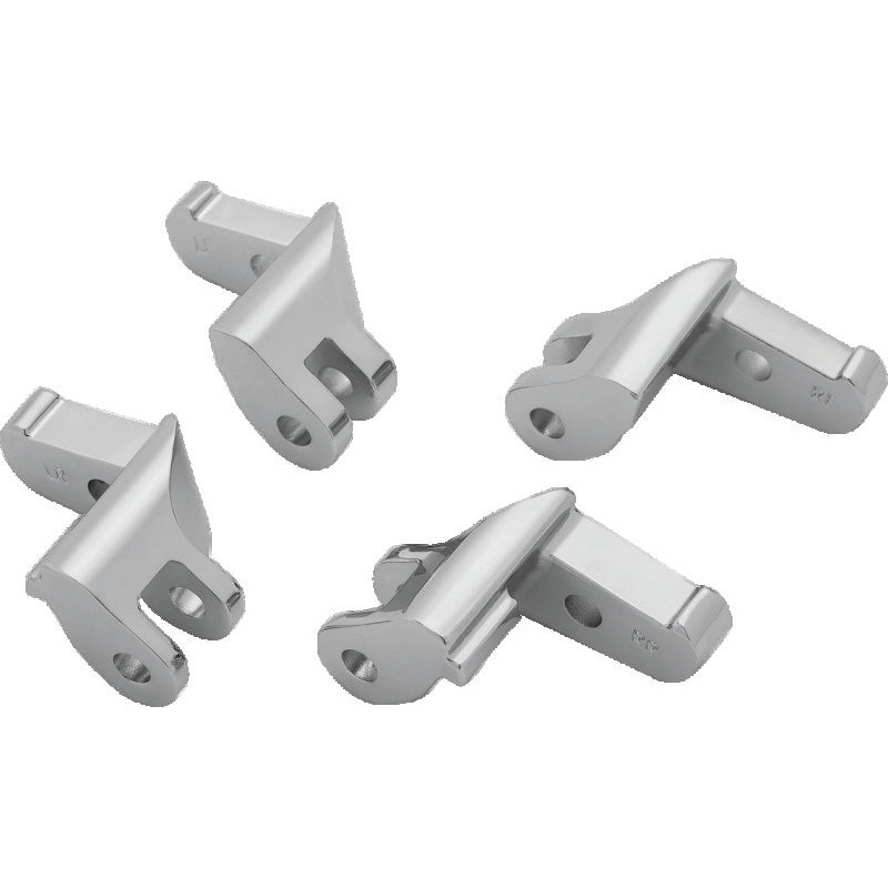 Kuryakyn Floorboard Relocator Brackets 17 and Up Touring Chrome
