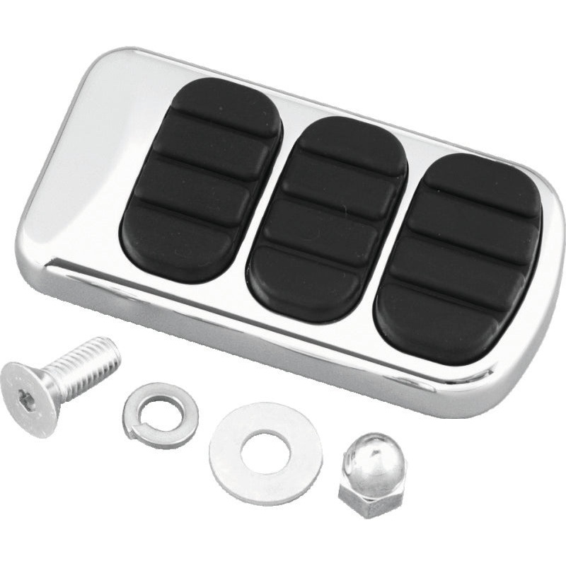 Kuryakyn ISO Standard Brake Pedal Pad Chrome
