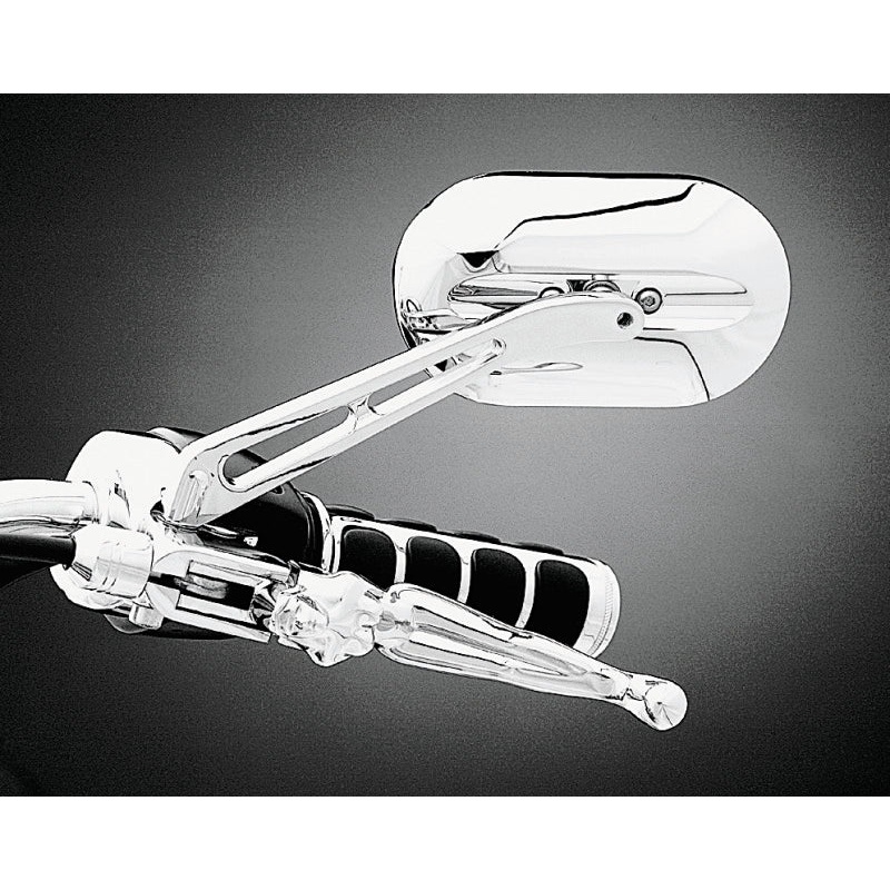 Kuryakyn Magnum Plus Mirror Flat Glass Chrome