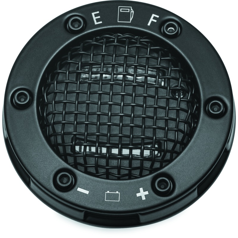 Kuryakyn Mesh LED Fuel & Battery Gauge Black