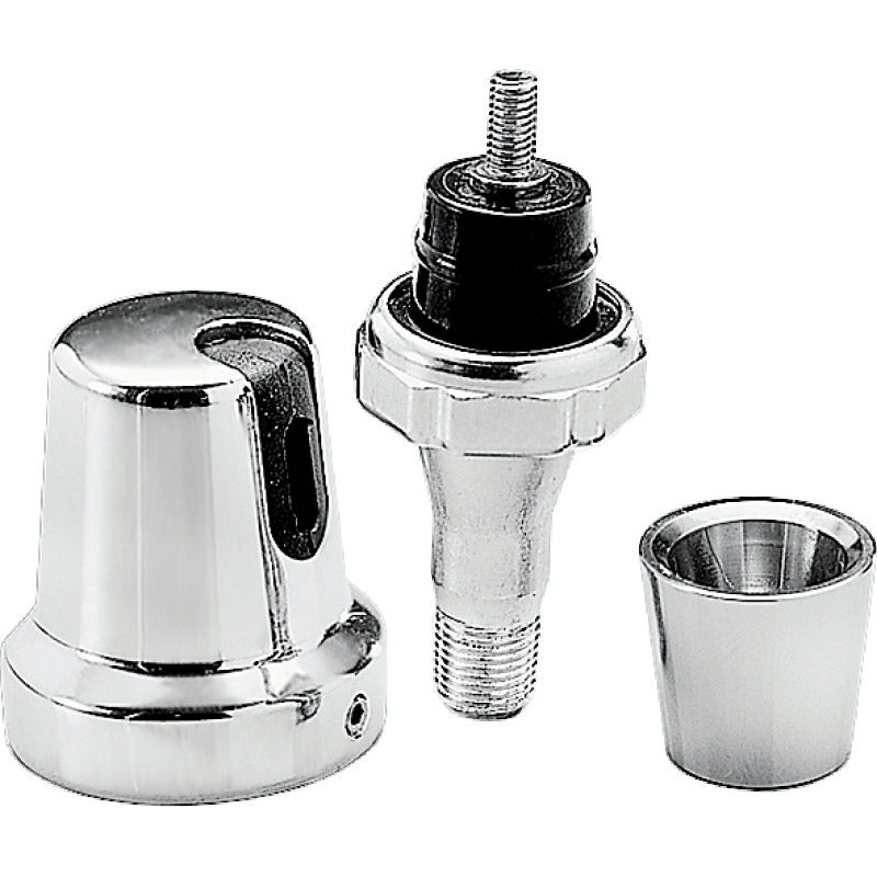 Kuryakyn Oil Sender Switch Cover Single Wire 84-99 Big Twins Chrome