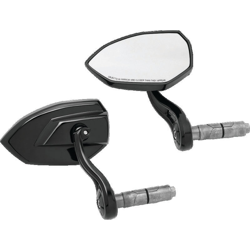 Kuryakyn Phantom Bar End Mirror Gloss Black