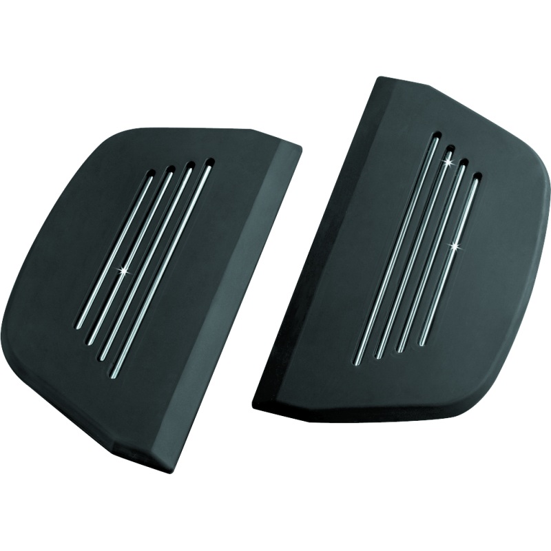 Kuryakyn Premium Passenger Board Inserts 86-Up Touring Models Black