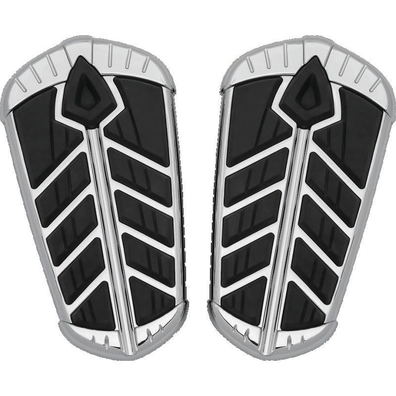 Kuryakyn Spear Floorboard Insert Passenger Indian Chrome