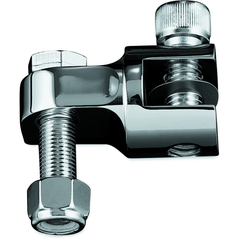 Kuryakyn 1-1/4in Stirrup Heel Rest Extenders Chrome