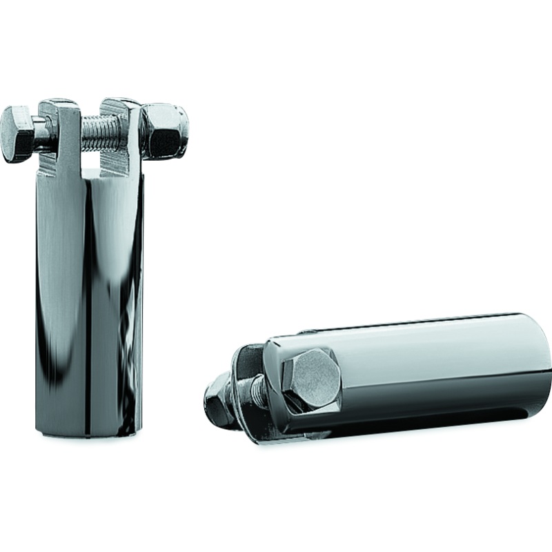 Kuryakyn 3 1/2in Extended Peg Mount With 3/8in-16 Mount Bolts Chrome