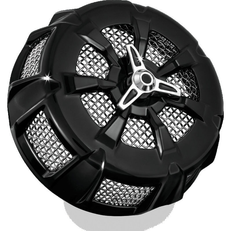 Kuryakyn Alley Cat Air Cleaner Cover Screamin Eagle Stage 1 Kits Gloss Black