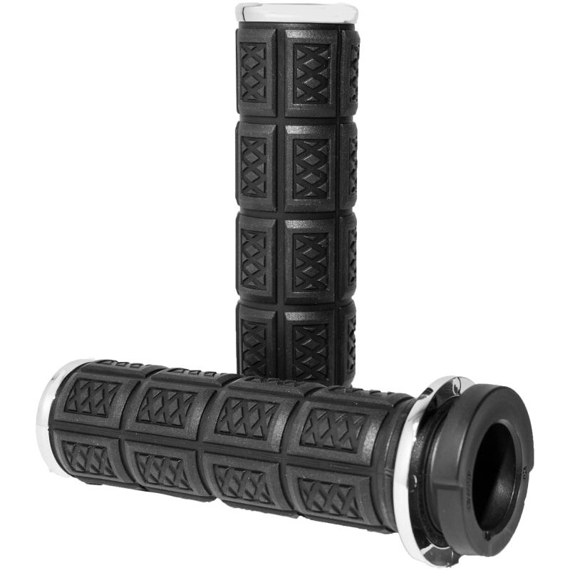 Kuryakyn Enygma Grips Throttle-By -Wire – Chrome