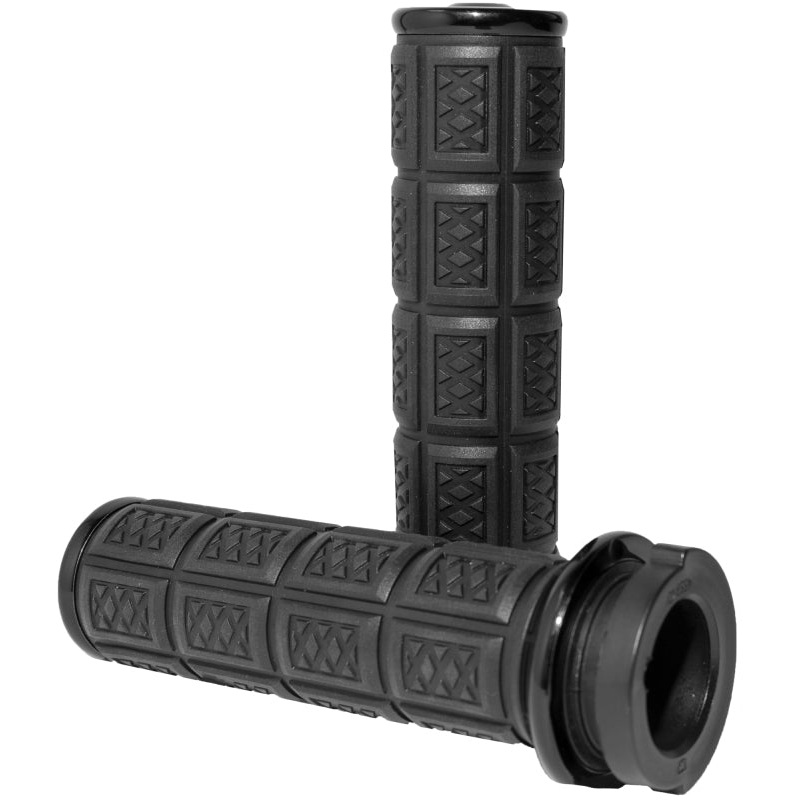 Kuryakyn Enygma Grips Throttle-By -Wire – Gloss Black