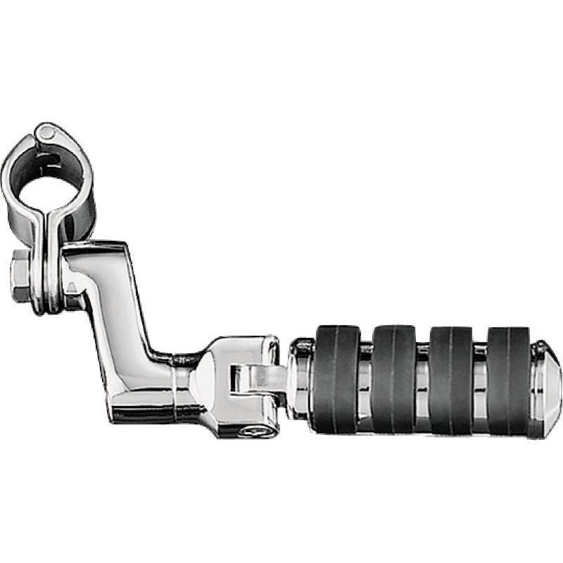 Kuryakyn Large ISO Offset Highway Pegs With 1-1/4inch Clamp Chrome (Pair)