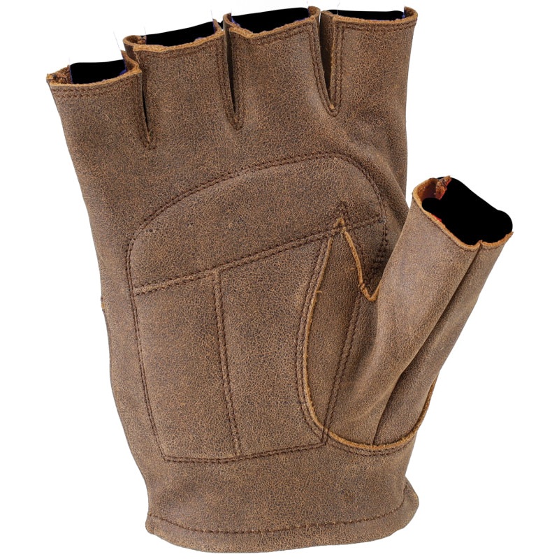 Kuryakyn Leather By River Road Buster Vintage Shorty Gloves Black – 2XL