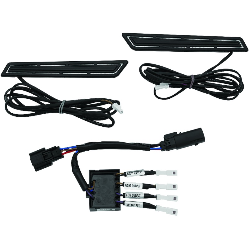 Kuryakyn LED Saddlebag Hinge Accents Black