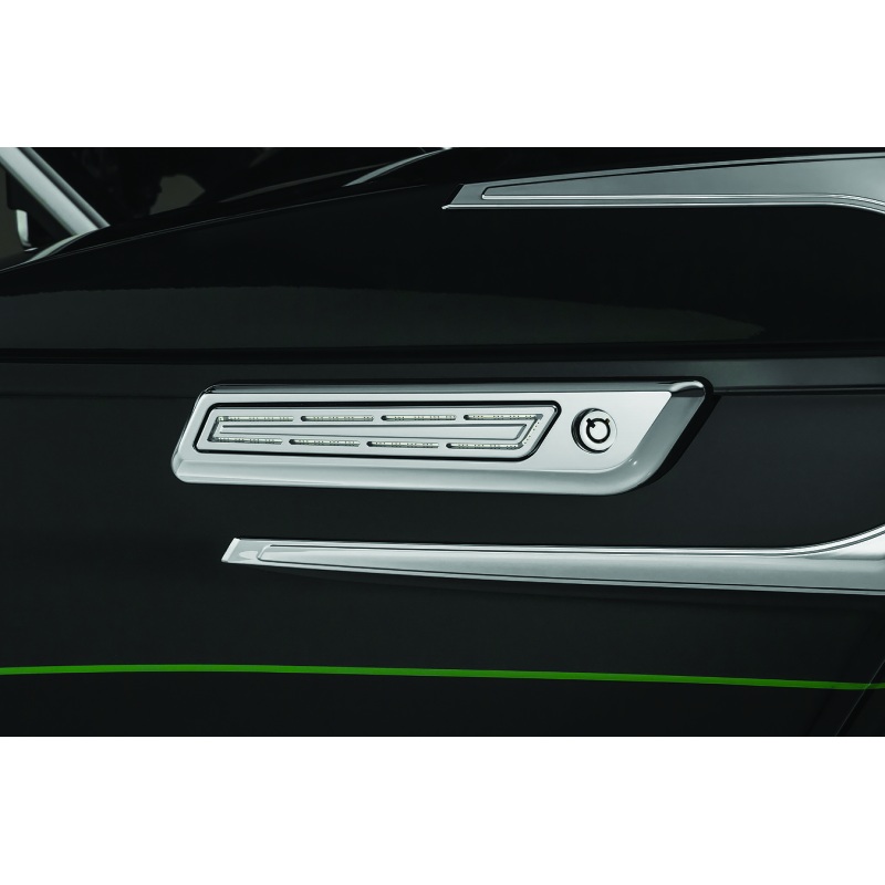 Kuryakyn LED Saddlebag Hinge Accents Chrome