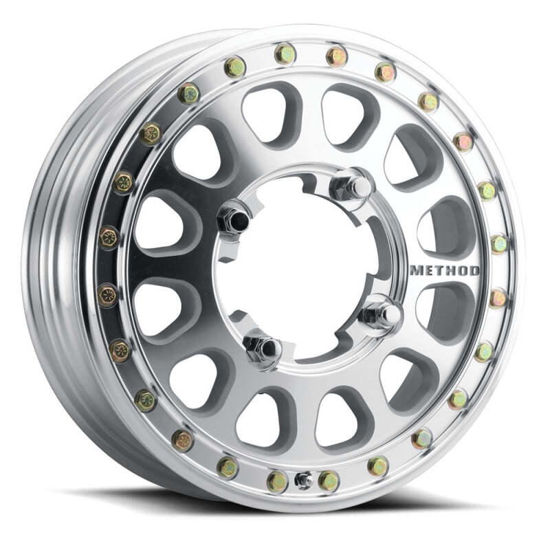 Method MR401-R UTV Beadlock 15×5 / 4.25+0.75/40mm Offset / 5×4.5 / 72mm CB Machined – Raw Wheel
