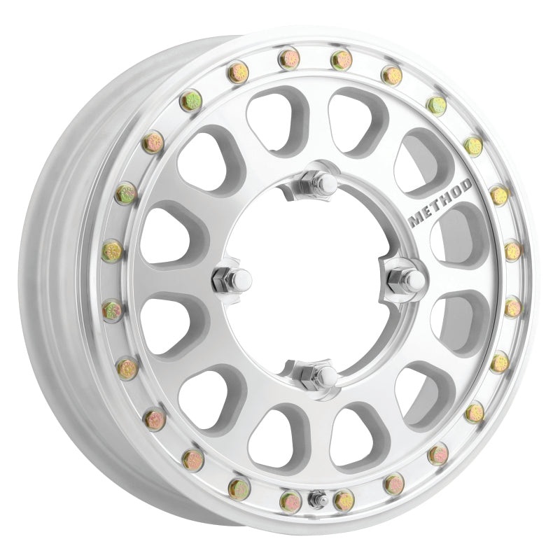 Method MR401-R UTV Beadlock 15×5 / 5+0/43mm Offset / 4×136 / 106mm CB Machined – Raw Wheel