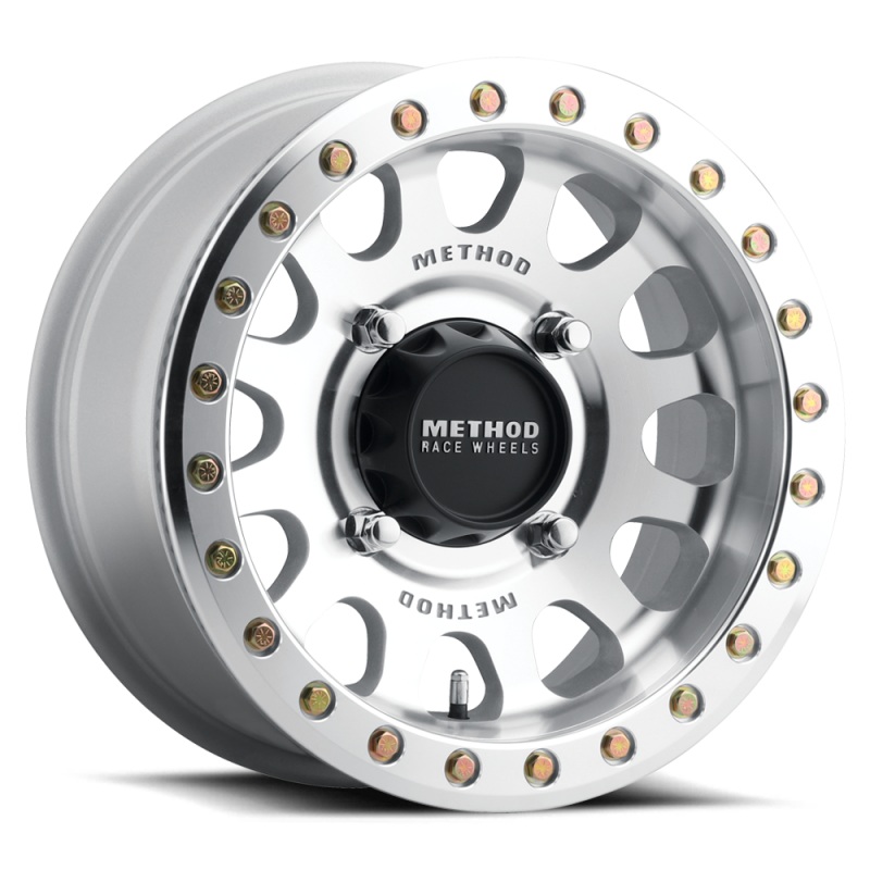 Method MR401 UTV Beadlock 15×7 +38mm Offset 6 x 139.7 BP 81.80mm CB Raw Machined Wheel w/ BH-H24100