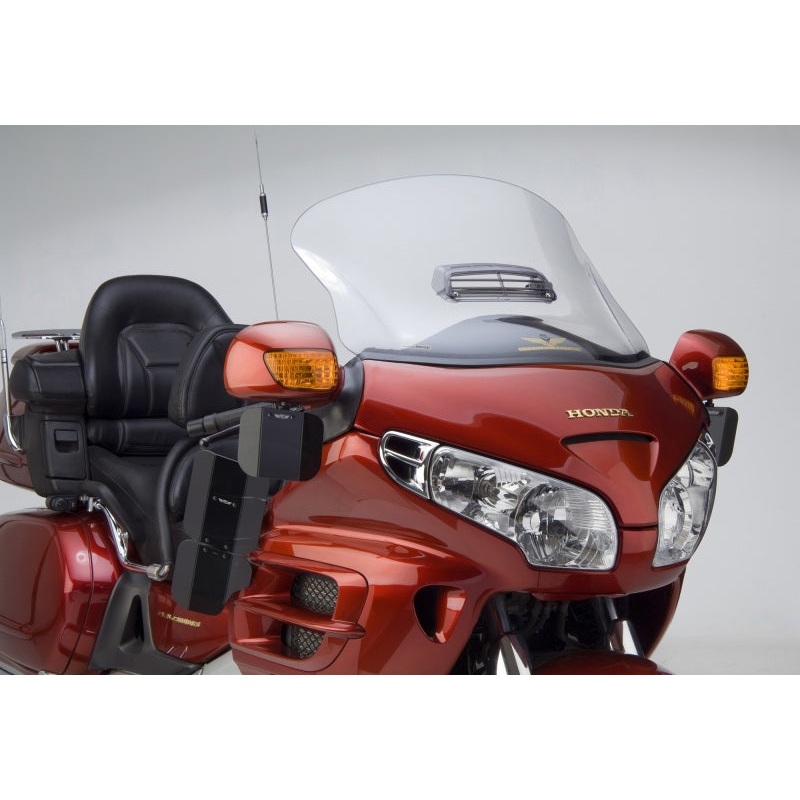 National Cycle 01-10 Honda GL1800 Gold Wing Fairing Mount Wing Deflectors-Dark Tint