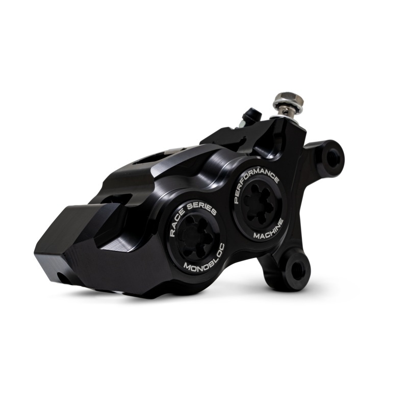 Performance Machine 08-23 FL,18-24 M8 Softail,06-17 VRod 137x4B Rce Series Monobloc Caliper Right BK